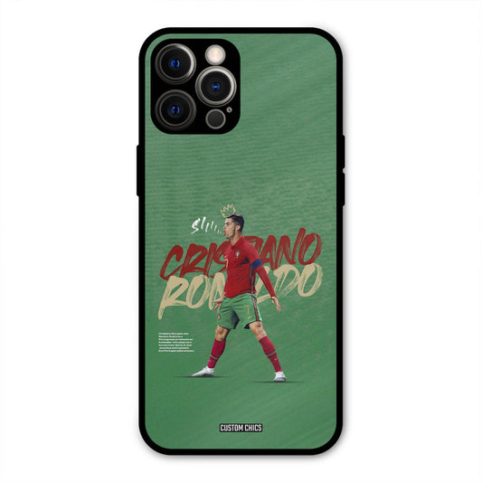 Green CR7 Star  iPhone 12 Pro Max Mobile Back Cover - Sports PrintShield Case