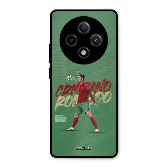 Green CR7 Star Oppo F27 Pro Plus 5G Mobile Back Cover - Sports PrintShield Case