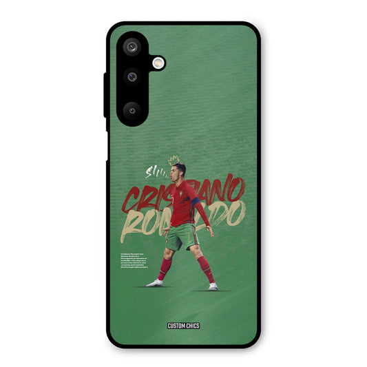 Green CR7 Star Samsung Galaxy M16 Mobile Back Cover - Sports PrintShield Case