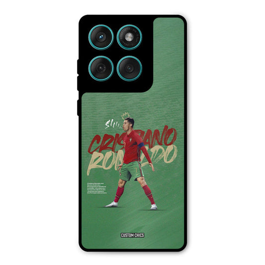 Green CR7 Star Motorola Edge 60 Mobile Back Cover - Sports PrintShield Case