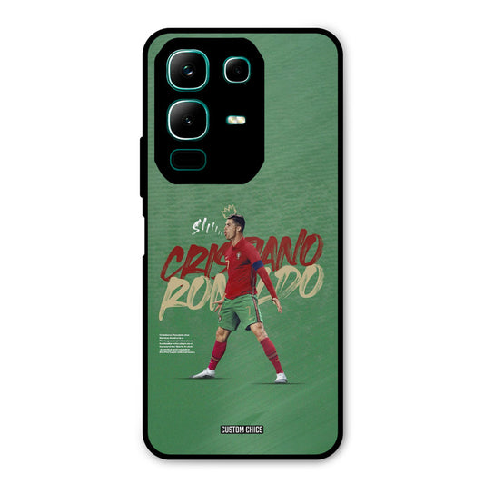 Green CR7 Star Infinix Note 50x Mobile Back Cover - Sports PrintShield Case