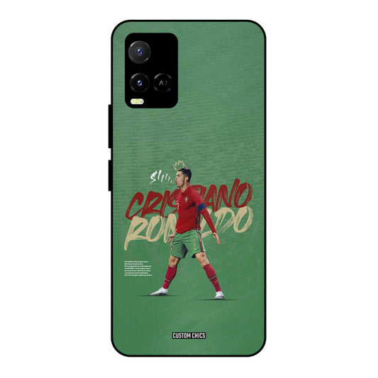 Green CR7 Star Vivo Y33s Mobile Back Cover - Sports PrintShield Case