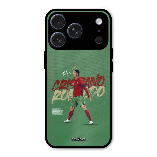 Green CR7 Star iPhone 17 Pro Max Mobile Back Cover - Sports PrintShield Case