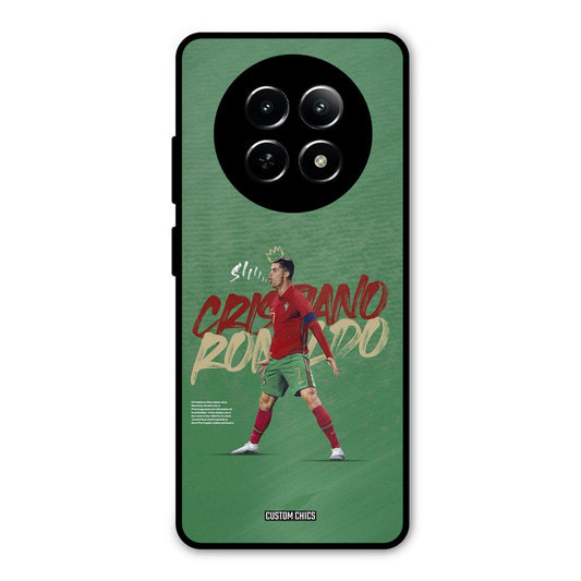 Green CR7 Star Realme Narzo N65 Mobile Back Cover - Sports PrintShield Case