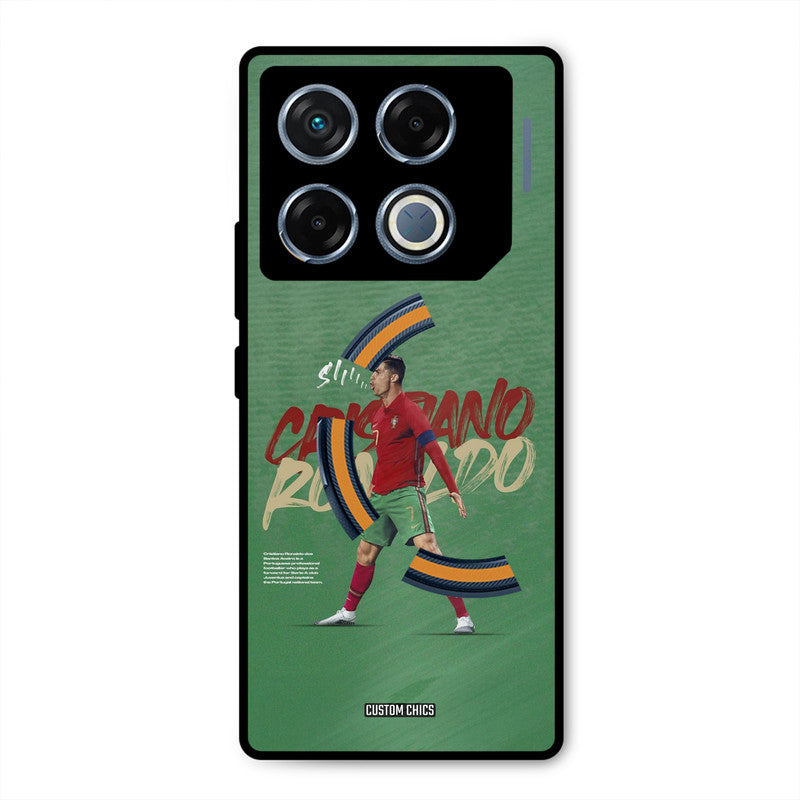 Green CR7 Star Infinix GT 20 Pro Mobile Back Cover - Sports PrintShield Case