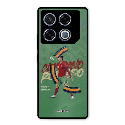 Green CR7 Star Infinix GT 20 Pro Mobile Back Cover - Sports PrintShield Case