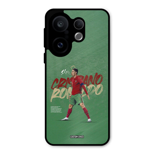 Green CR7 Star Vivo X200 FE Mobile Back Cover - Sports PrintShield Case