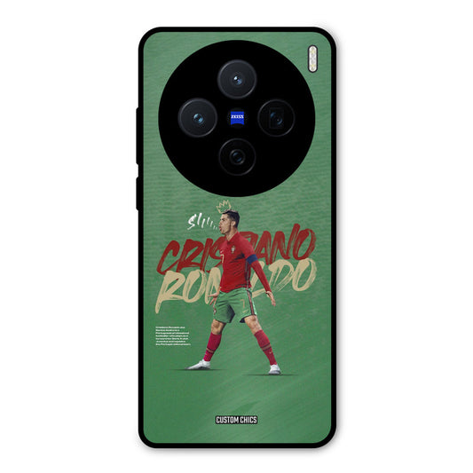 Green CR7 Star Vivo X200 Mobile Back Cover - Sports PrintShield Case