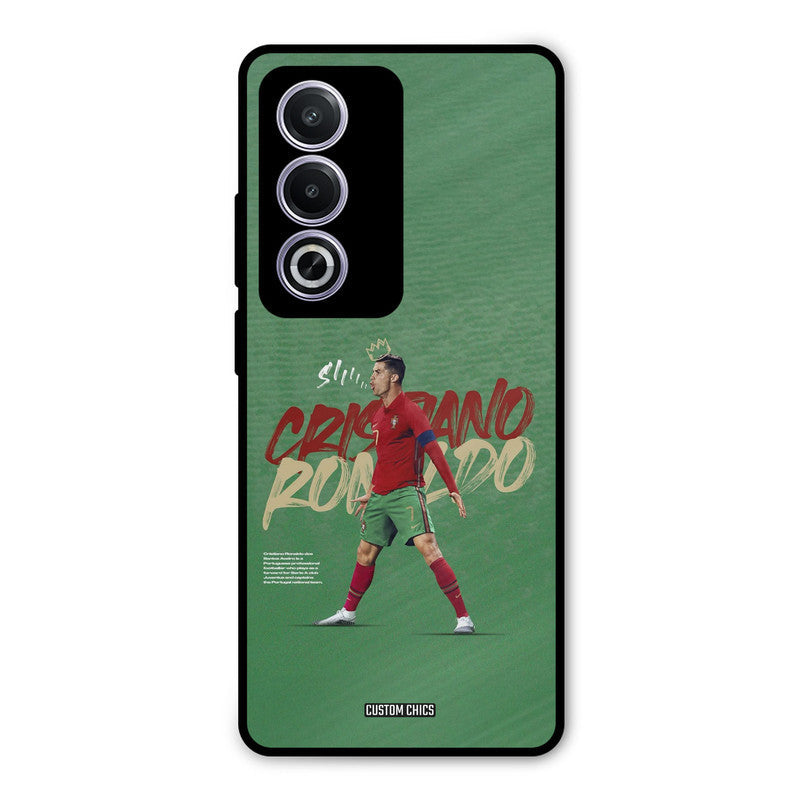 Green CR7 Star Oppo K12x Mobile Back Cover - Sports PrintShield Case