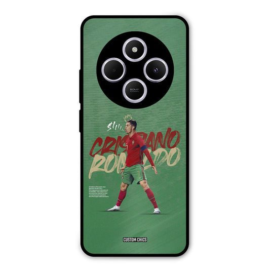 Green CR7 Star Poco C75 Mobile Back Cover - Sports PrintShield Case
