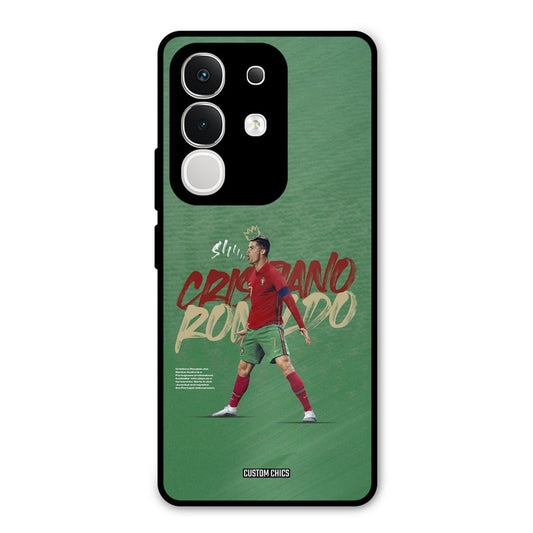 Green CR7 Star Vivo T4x Mobile Back Cover - Sports PrintShield Case