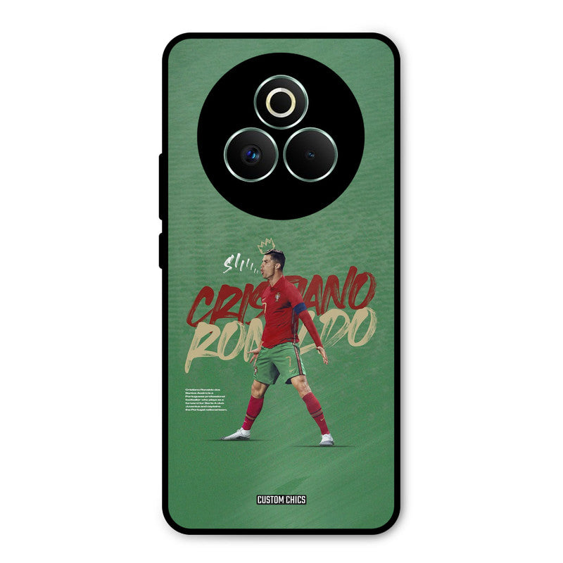 Green CR7 Star Realme P3 Pro 5G Mobile Back Cover - Sports PrintShield Case