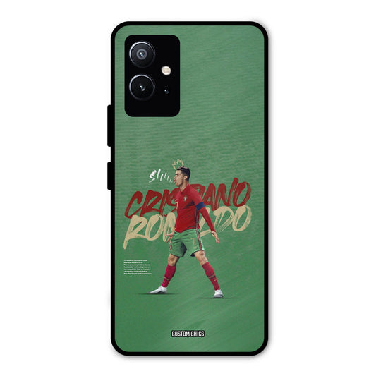 Green CR7 Star Vivo Y75 5G Mobile Back Cover - Sports PrintShield Case