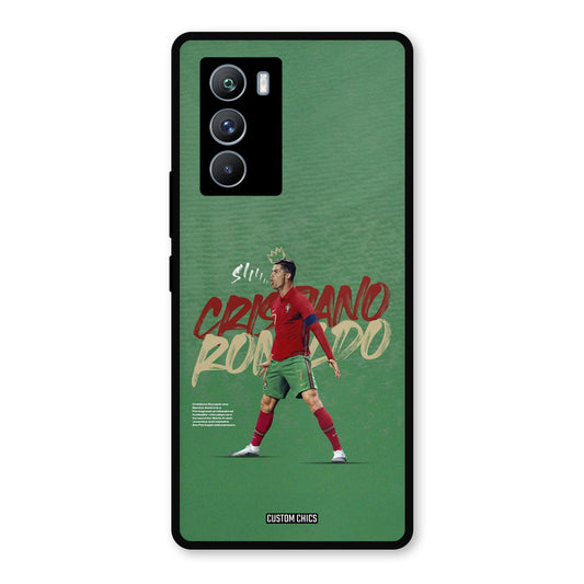 Green CR7 Star iQOO 9SE Mobile Back Cover - Sports PrintShield Case