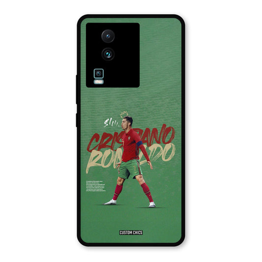 Green CR7 Star IQOO Neo 7 Mobile Back Cover - Sports PrintShield Case