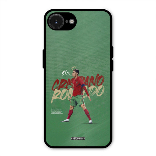 Green CR7 Star iPhone 16e Mobile Back Cover - Sports PrintShield Case