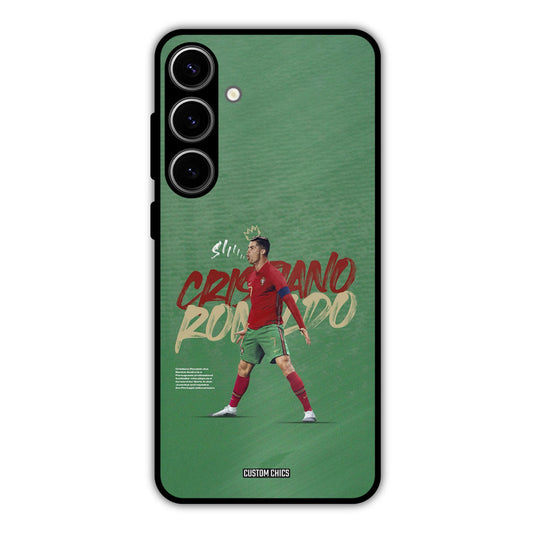Green CR7 Star Samsung Galaxy S24 Plus Mobile Back Cover - Sports PrintShield Case
