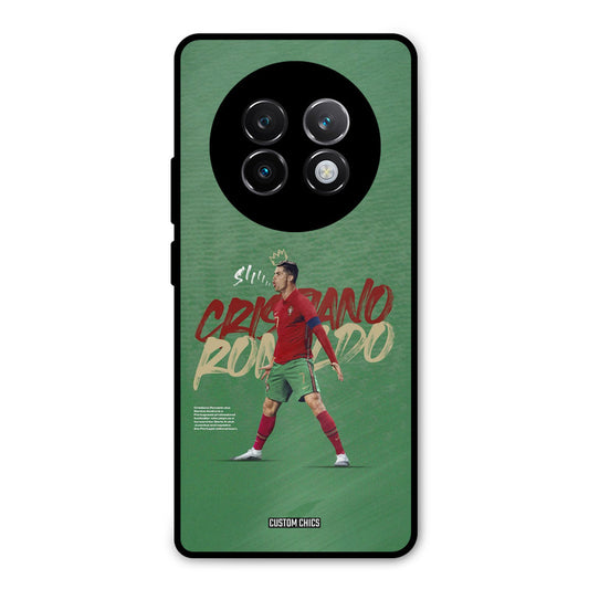 Green CR7 Star Realme 13 Plus Mobile Back Cover - Sports PrintShield Case
