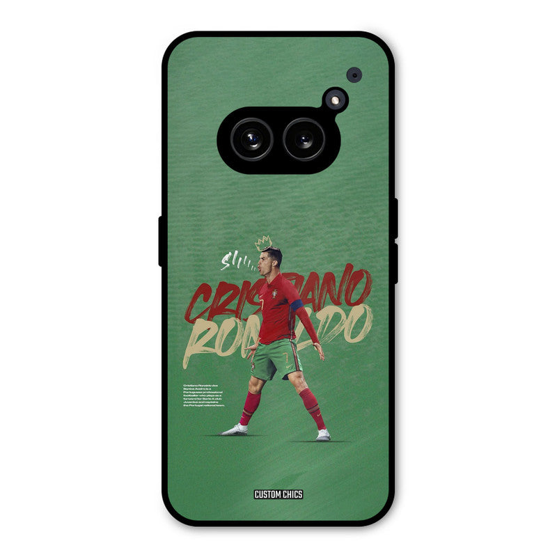 Green CR7 Star Nothing Phone 2a Mobile Back Cover - Sports PrintShield Case