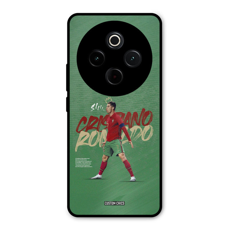 Green CR7 Star iQoo Z10 Mobile Back Cover - Sports PrintShield Case