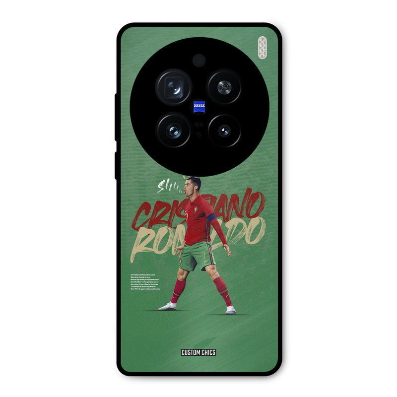 Green CR7 Star Vivo X200 Pro Mobile Back Cover - Sports PrintShield Case