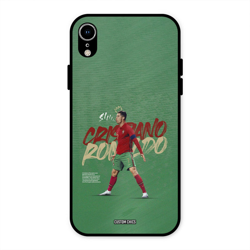 Green CR7 Star iPhone XR Mobile Back Cover - Sports PrintShield Case