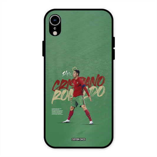 Green CR7 Star iPhone XR Mobile Back Cover - Sports PrintShield Case