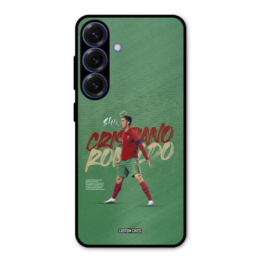 Green CR7 Star Samsung Galaxy S25 Plus Mobile Back Cover - Sports PrintShield Case