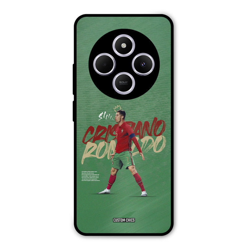 Green CR7 Star Poco M7 Mobile Back Cover - Sports PrintShield Case