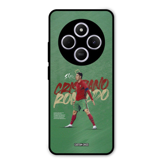 Green CR7 Star Poco M7 Mobile Back Cover - Sports PrintShield Case