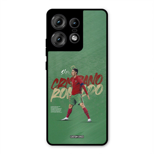 Green CR7 Star Motorola Edge 50 Pro Mobile Back Cover - Sports PrintShield Case