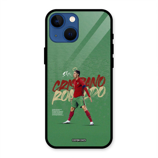 Green CR7 Star iPhone 13 Mini Mobile Back Cover - Sports PrintShield Case