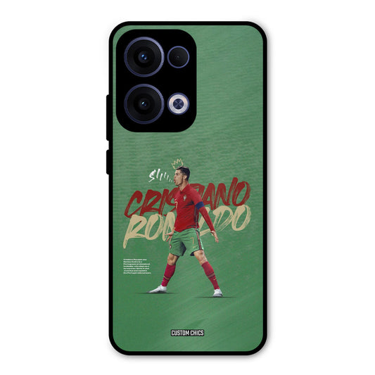 Green CR7 Star Oppo Reno 13 5G Mobile Back Cover - Sports PrintShield Case