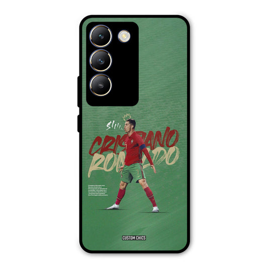 Green CR7 Star Vivo Y200e Mobile Back Cover - Sports PrintShield Case