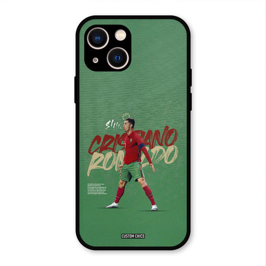 Green CR7 Star  iPhone 13 Mobile Back Cover - Sports PrintShield Case