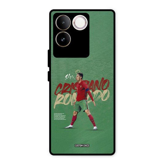 Green CR7 Star iQOO Z7 Pro Mobile Back Cover - Sports PrintShield Case
