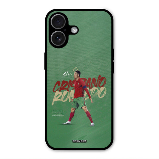Green CR7 Star iPhone 17 Mobile Back Cover - Sports PrintShield Case