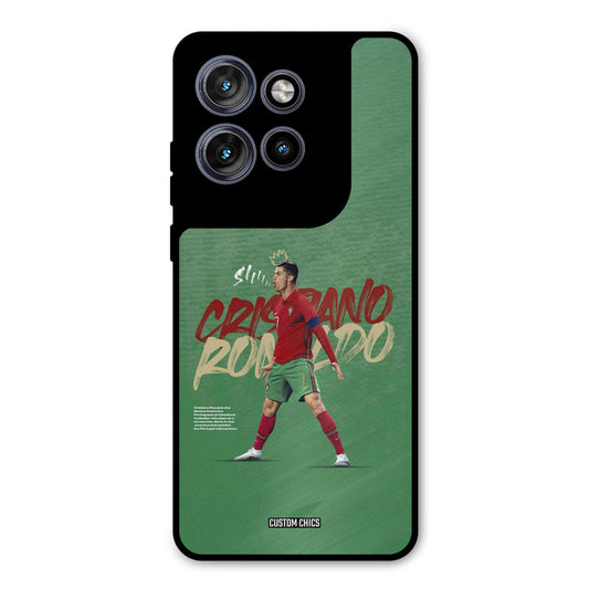 Green CR7 Star Motorola Edge 50 Neo Mobile Back Cover - Sports PrintShield Case