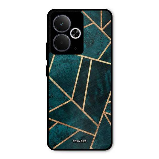 Green Gold Angle Realme 14T Mobile Back Cover - Aesthetic PrintShield Case