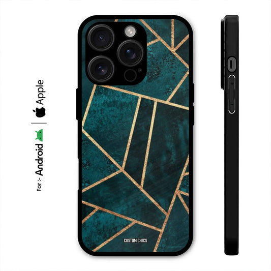 Green Gold Angle Case – Premium PrintShield Mobile Cover
