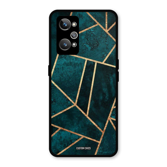 Green Gold Angle Realme GT 2 Mobile Back Cover - Aesthetic PrintShield Case