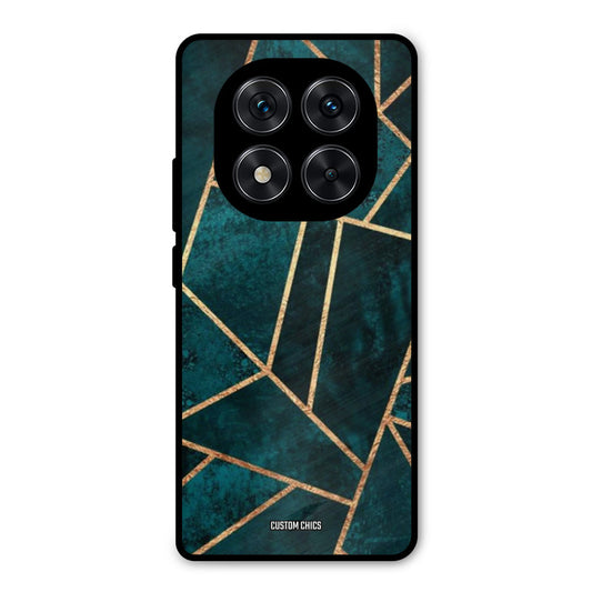 Green Gold Angle Redmi Note 14 Pro Mobile Back Cover - Aesthetic PrintShield Case