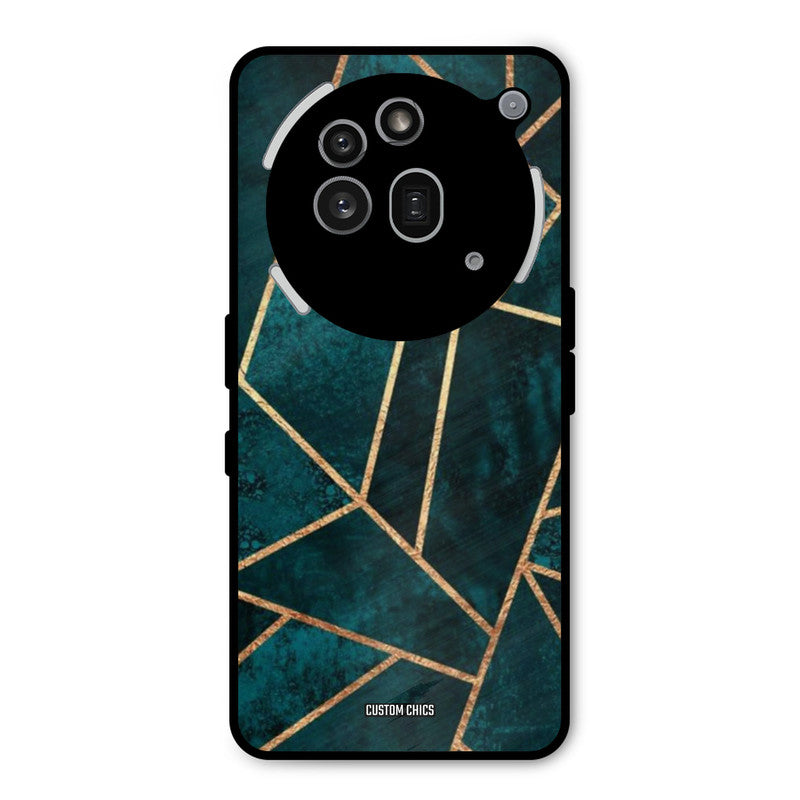 Green Gold Angle Nothing Phone 3A Pro Mobile Back Cover - Aesthetic PrintShield Case