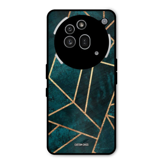 Green Gold Angle Nothing Phone 3A Pro Mobile Back Cover - Aesthetic PrintShield Case