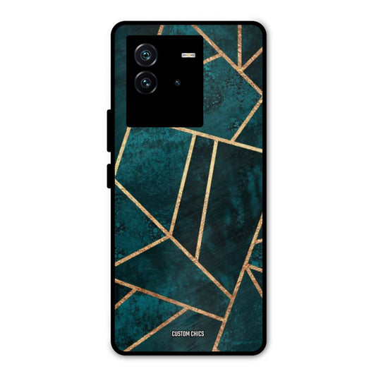 Green Gold Angle iQOO Neo 6 5G Mobile Back Cover - Aesthetic PrintShield Case