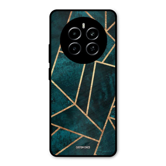 Green Gold Angle Realme P1 5G Mobile Back Cover - Aesthetic PrintShield Case