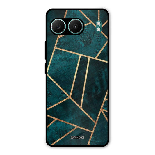 Green Gold Angle OnePlus Nord 4 Mobile Back Cover - Aesthetic PrintShield Case