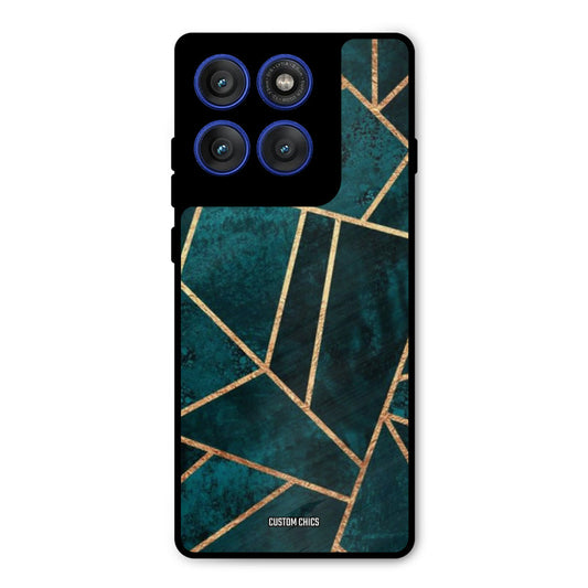 Green Gold Angle Motorola Edge 60 Pro Mobile Back Cover - Aesthetic PrintShield Case