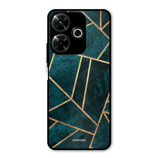 Green Gold Angle Redmi 13 5G Mobile Back Cover - Aesthetic PrintShield Case