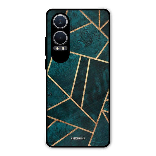 Green Gold Angle Oneplus Nord CE4 Lite Mobile Back Cover - Aesthetic PrintShield Case